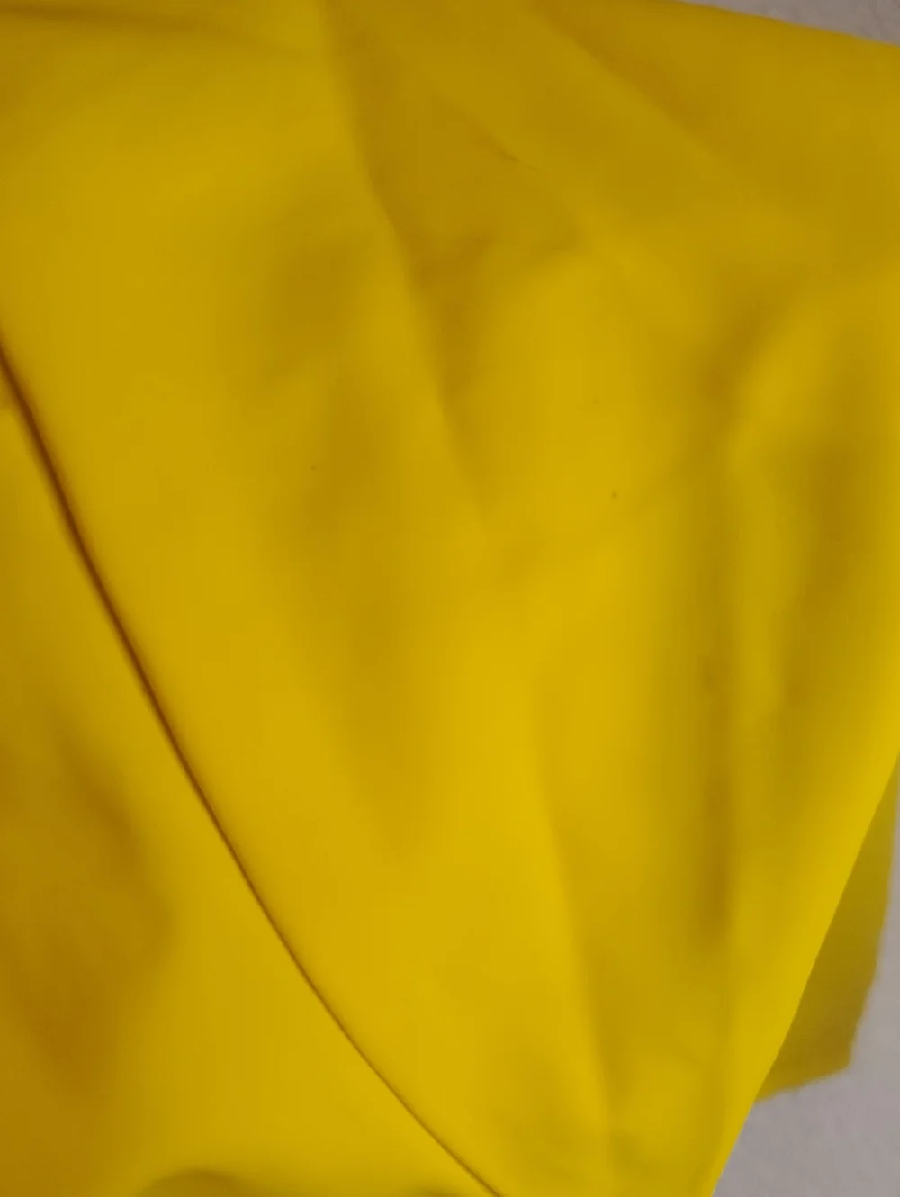 Hunter Kids Yellow Raincoat with Black & White Striped Lining